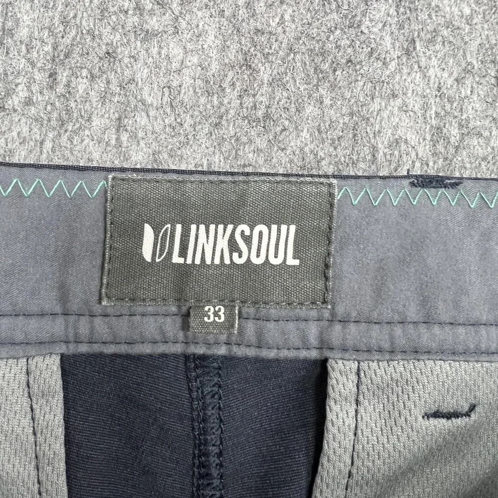 Linksoul Shorts Mens 33 Blue Chino 9